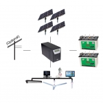 500 Watts Complete Solar Unit